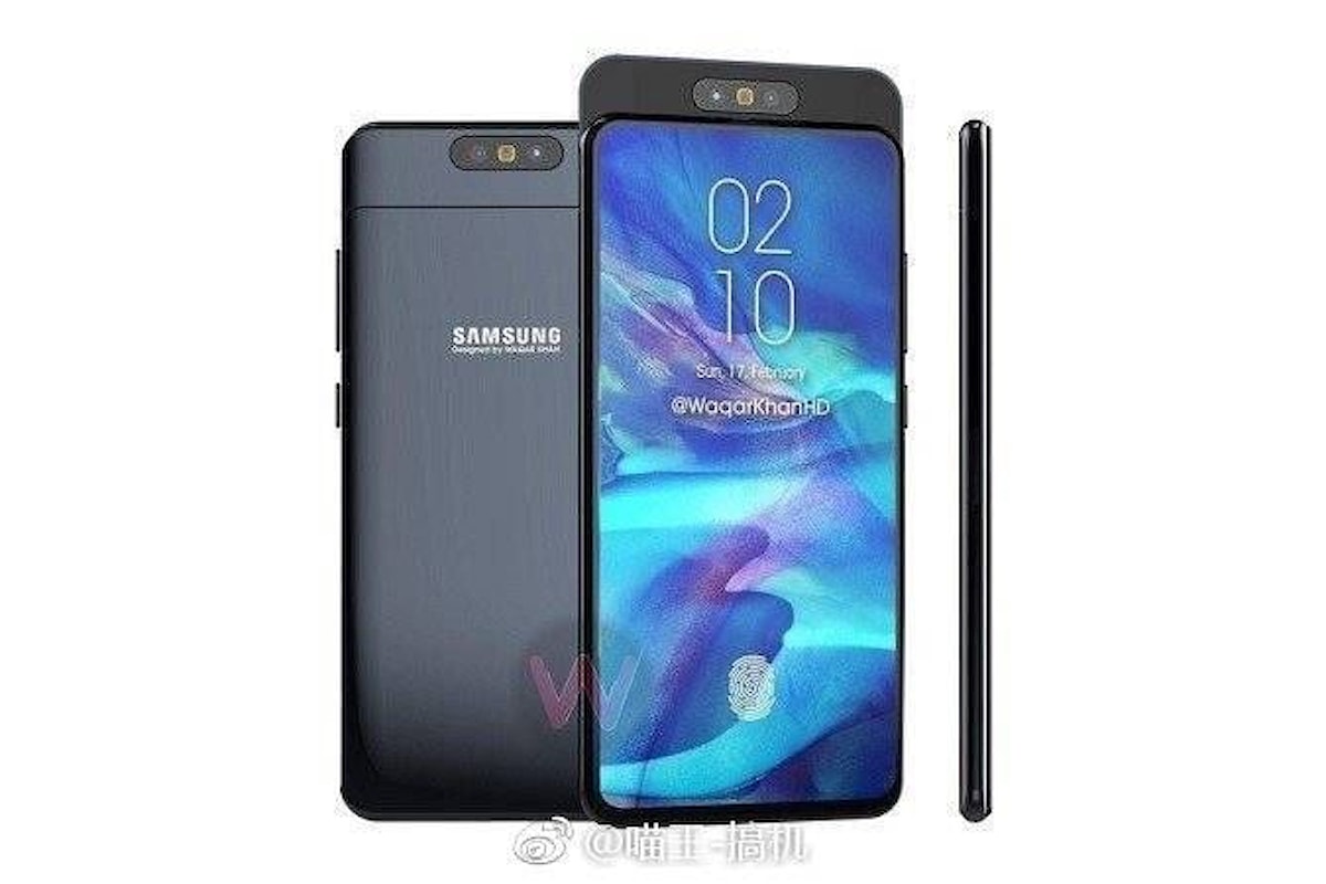 Samsung Galaxy A90: ecco il possibile design del prossimo smartphone Samsung (in attesa della presentazione ufficiale)