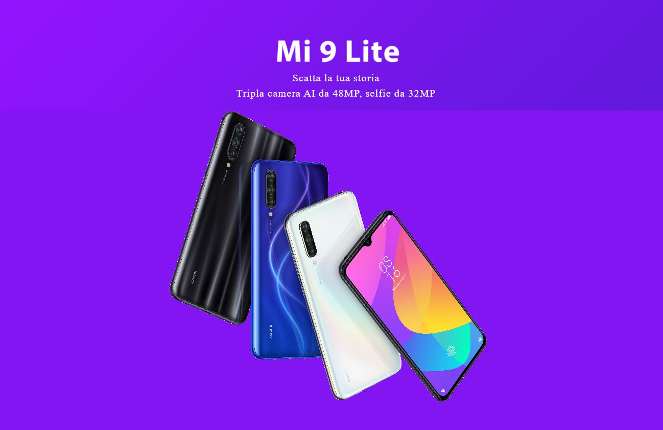 Xiaomi Mi 9 Lite, ufficialmente in Italia la versione globale dello Xiaomi CC9