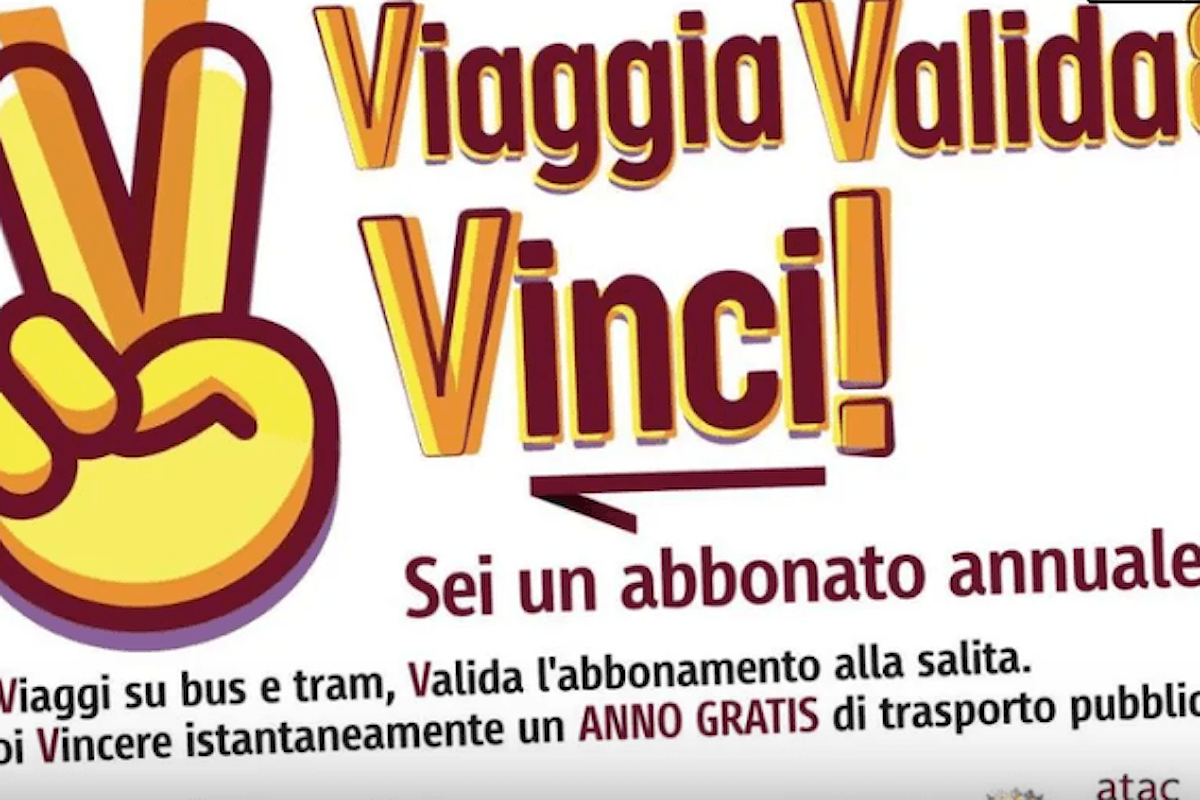 Viaggia, Valida e Vinci, la lotteria del Comune di Roma che premia i viaggiatori più virtuosi