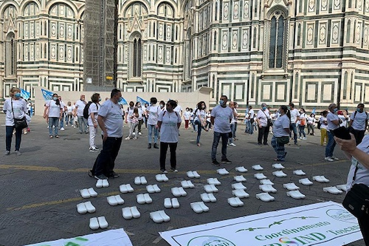 Firenze, la protesta degli infermieri