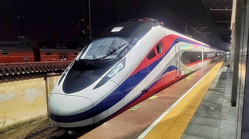In Laos in treno!