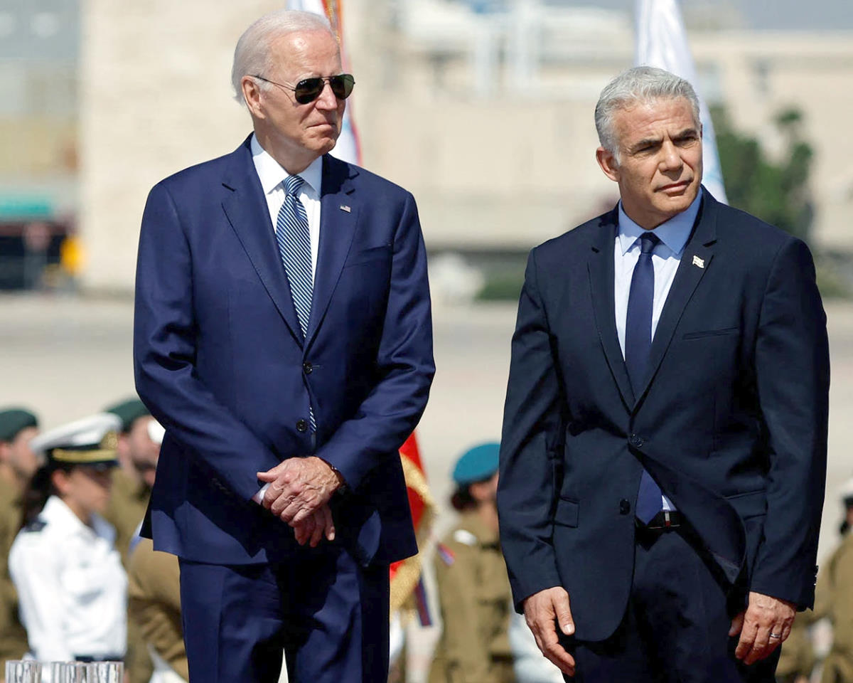 Iniziata la visita di Biden in Israele