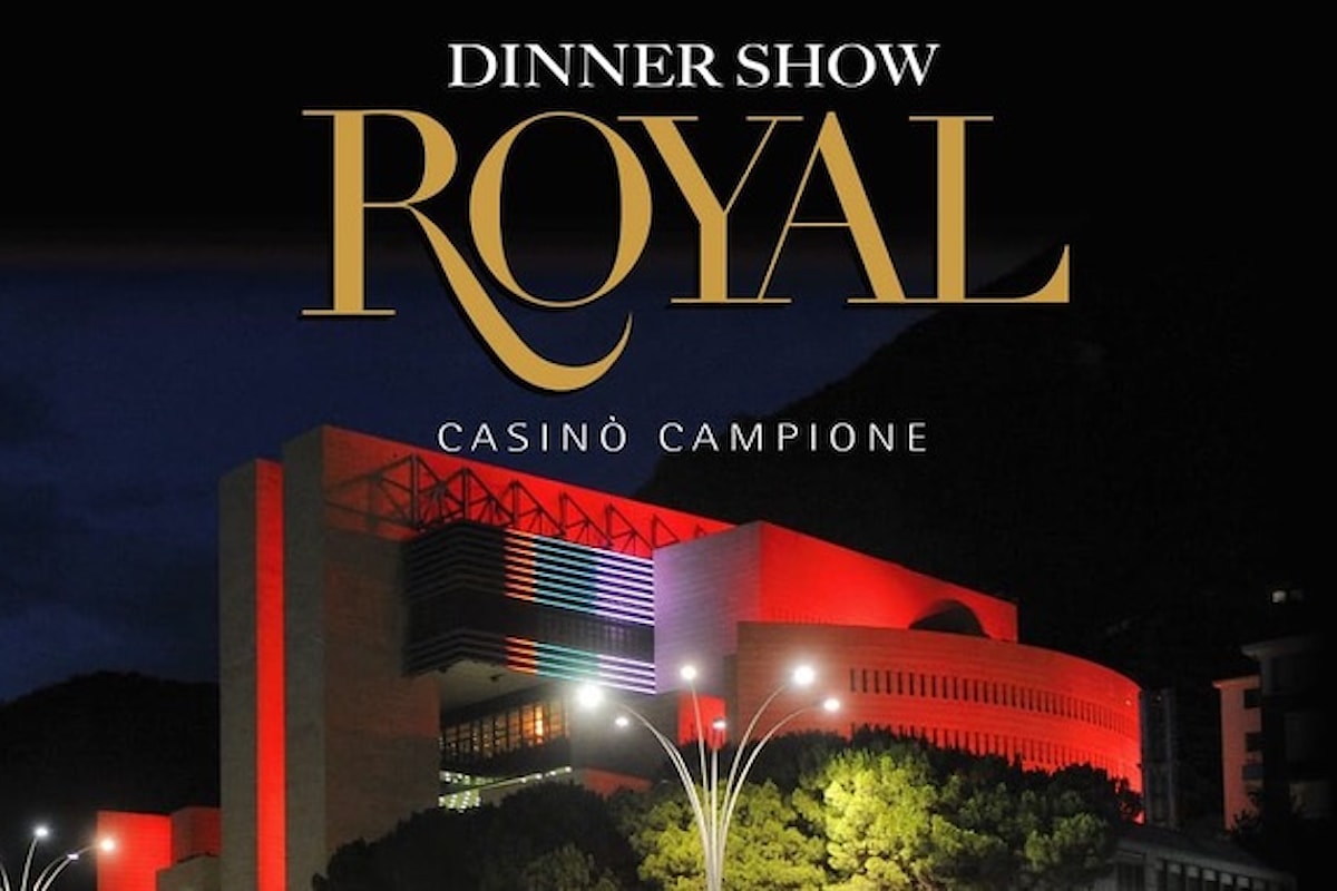 Cena e ballo a Le Terrazze di Campione d'Italia, ristorante d'eccellenza del casinò: l'1 luglio ’22 ecco Dinner show royal