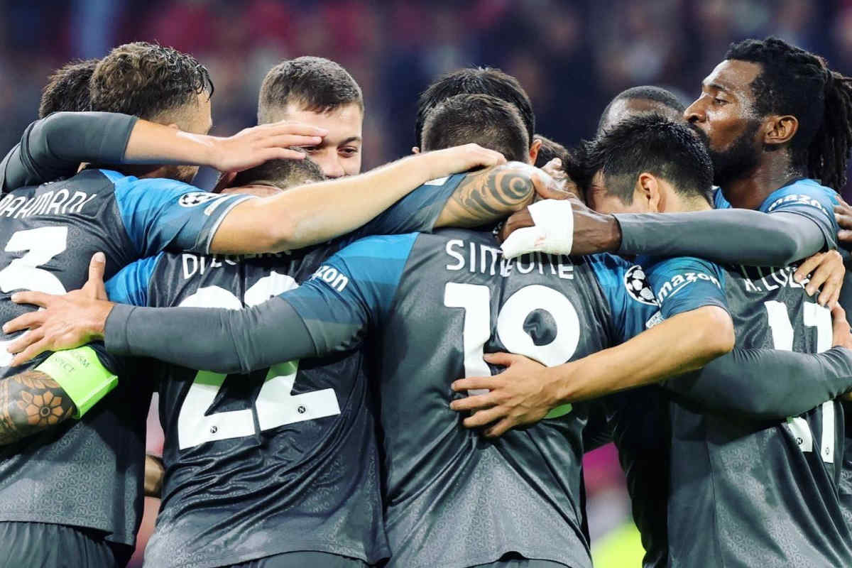Champions League, 6-1 del Napoli ai danni dell'Ajax