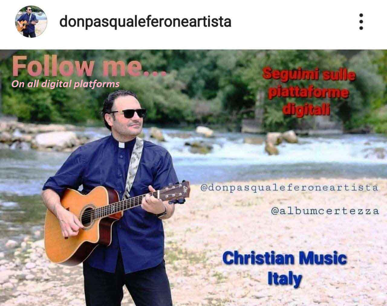 Don Pasquale Ferone, cantautore di Christian Music