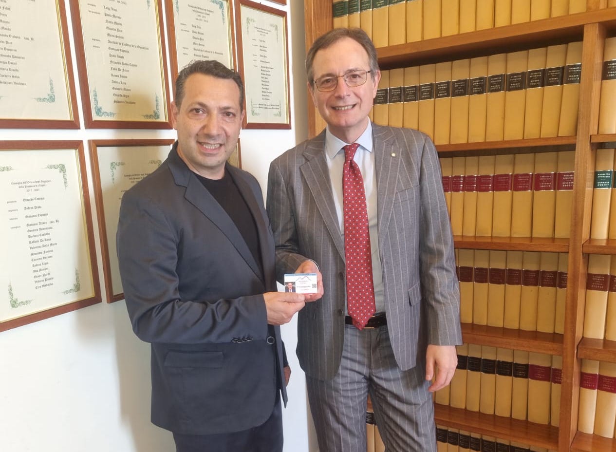 Il Presidente dell’Ordine degli Ingegneri di Napoli Ing. Gennaro Annunziata nominato Socio Onorario dell' AIIN.