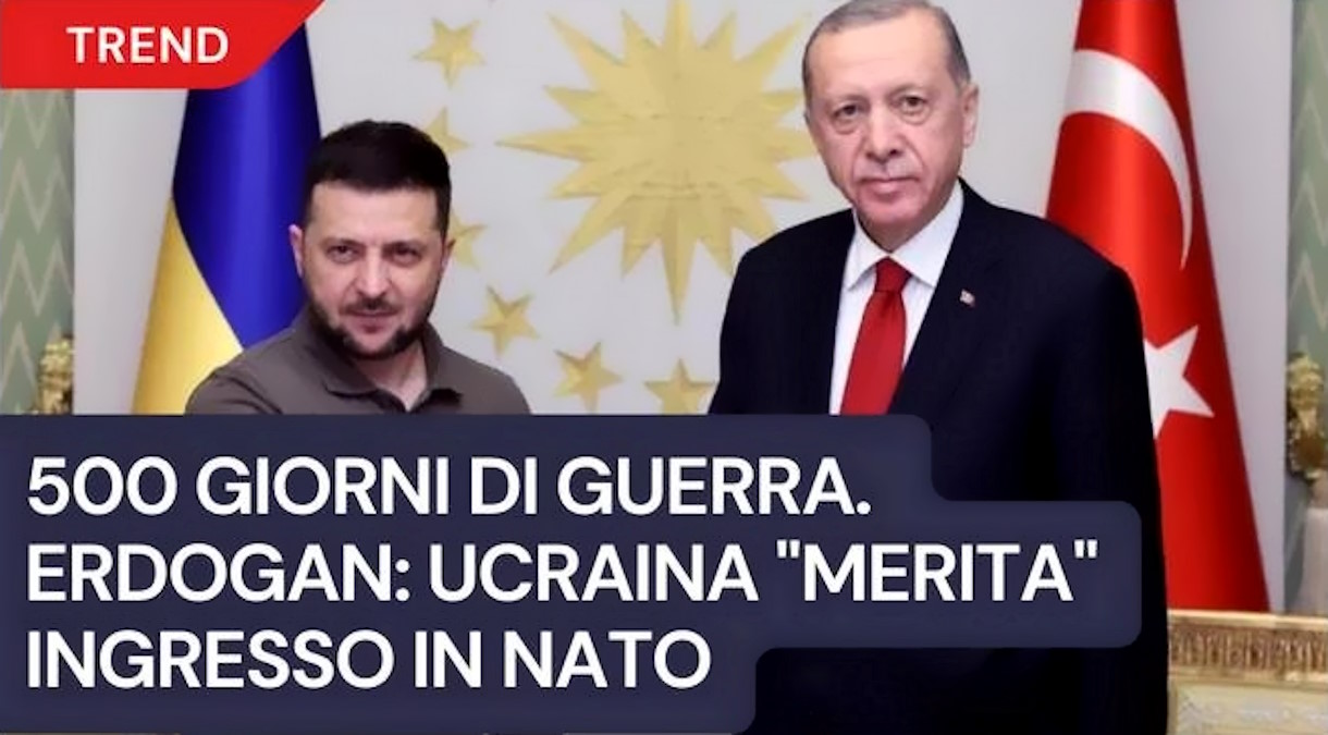 Zelensky visita l'Isola dei Serpenti in onore dei caduti. Erdogan: Ucraina merita ingresso NATO
