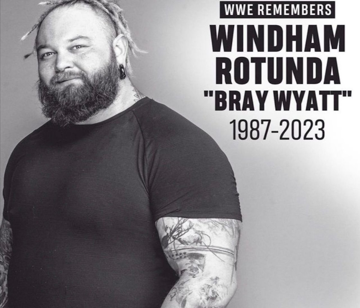 Il mondo della WWE in lutto: Bray Wyatt è morto all'età di 36 anni