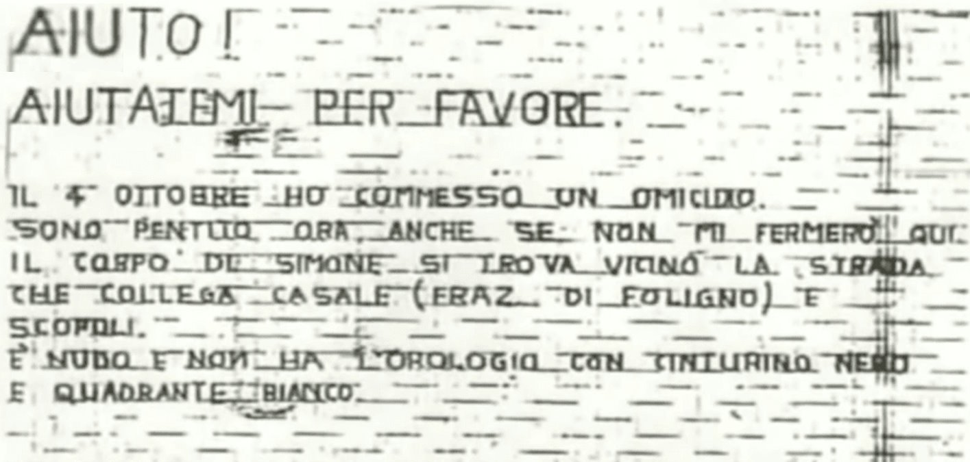 Il Mostro di Foligno: un piccolo viaggio nella mente di uno dei serial killer della storia italiana