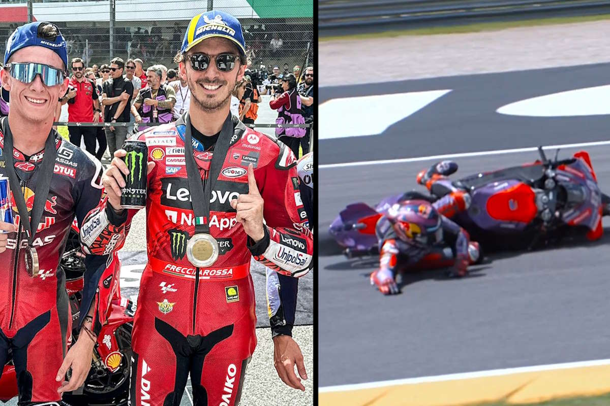 MotoGP 2024, Bagnaia si aggiudica la Sprint del Mugello e nel mondiale accorcia il distacco su Martin, oggi caduto alla San Donato