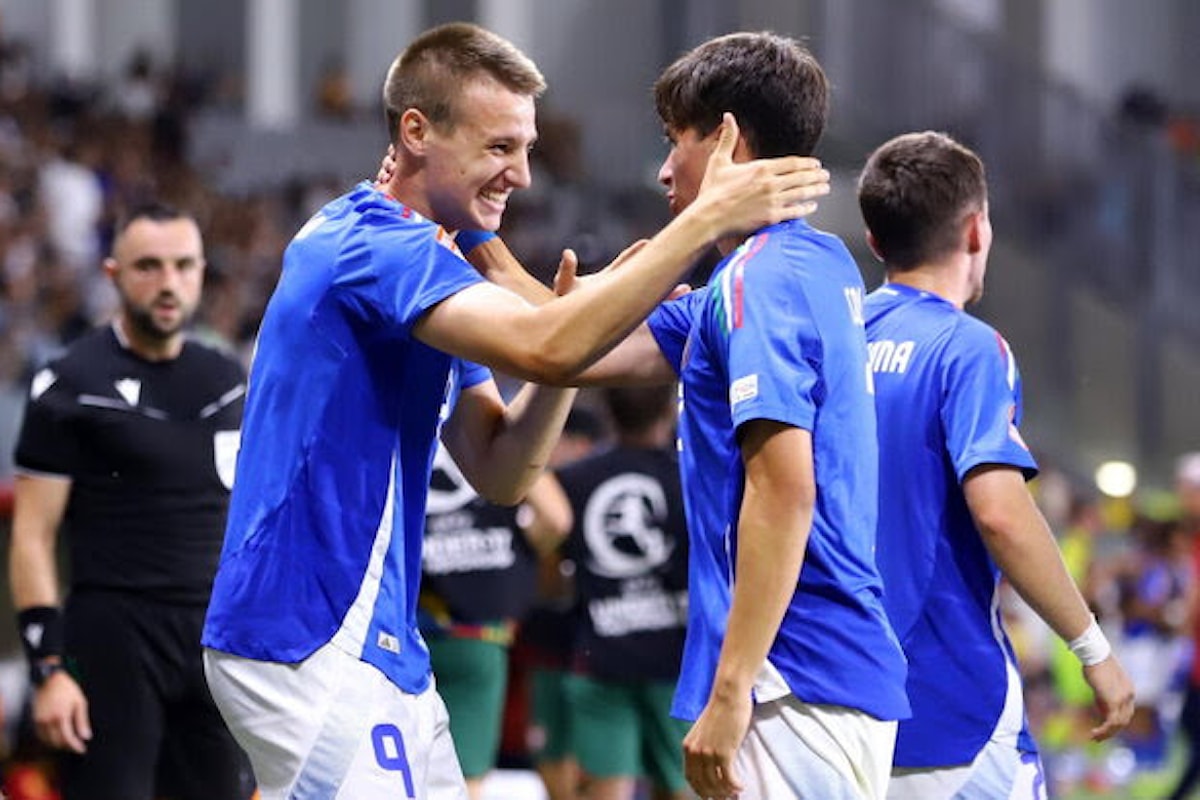 L'Italia Under 17 è campione d'Europa per la prima volta: Camarda show in finale nel 3-0 al Portogallo