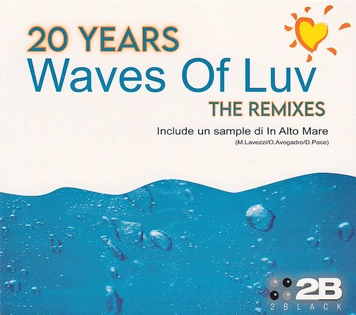 2Black - Waves Of Luv. 20 Years, The Remixes (Jaywork Music Group), il cd che celebra un capolavoro pop dance con nuovi remix