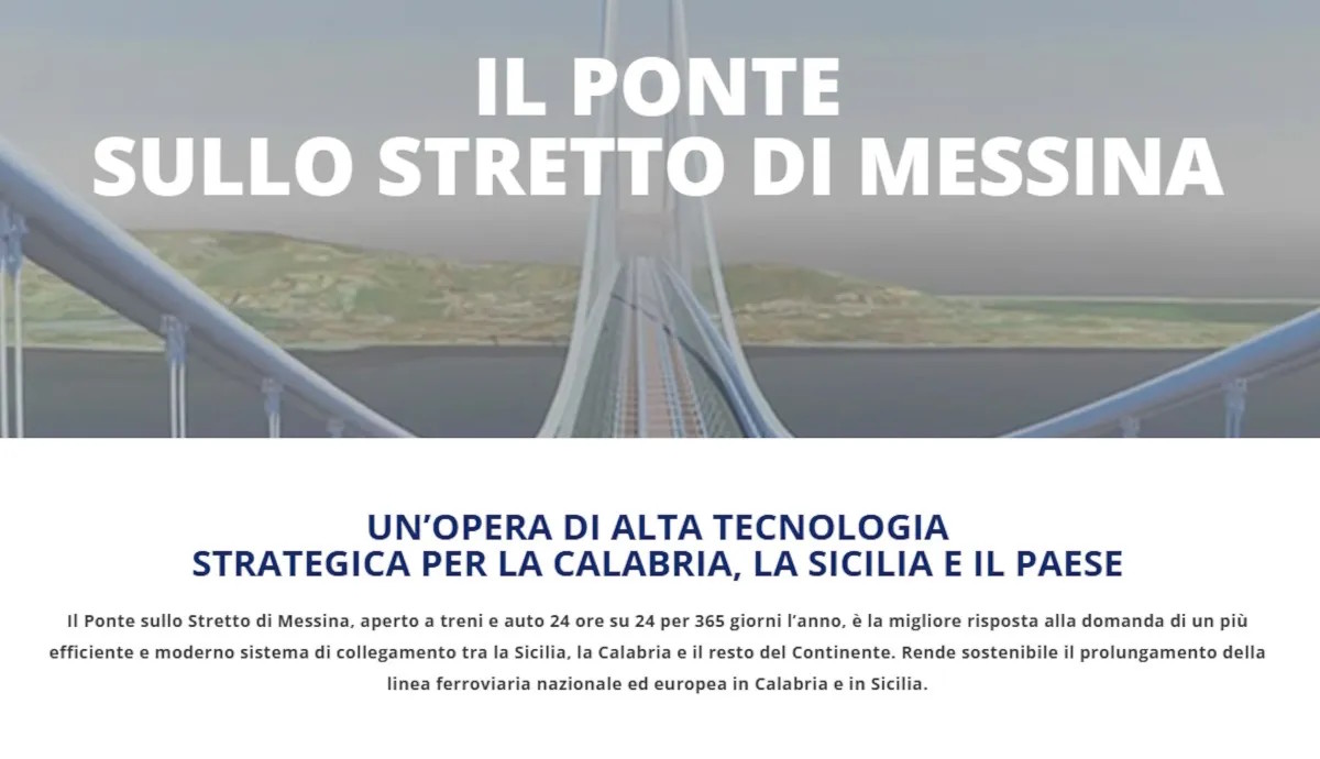 Stretto di Messina: il ponte è una delle strutture sismicamente più sicure al mondo