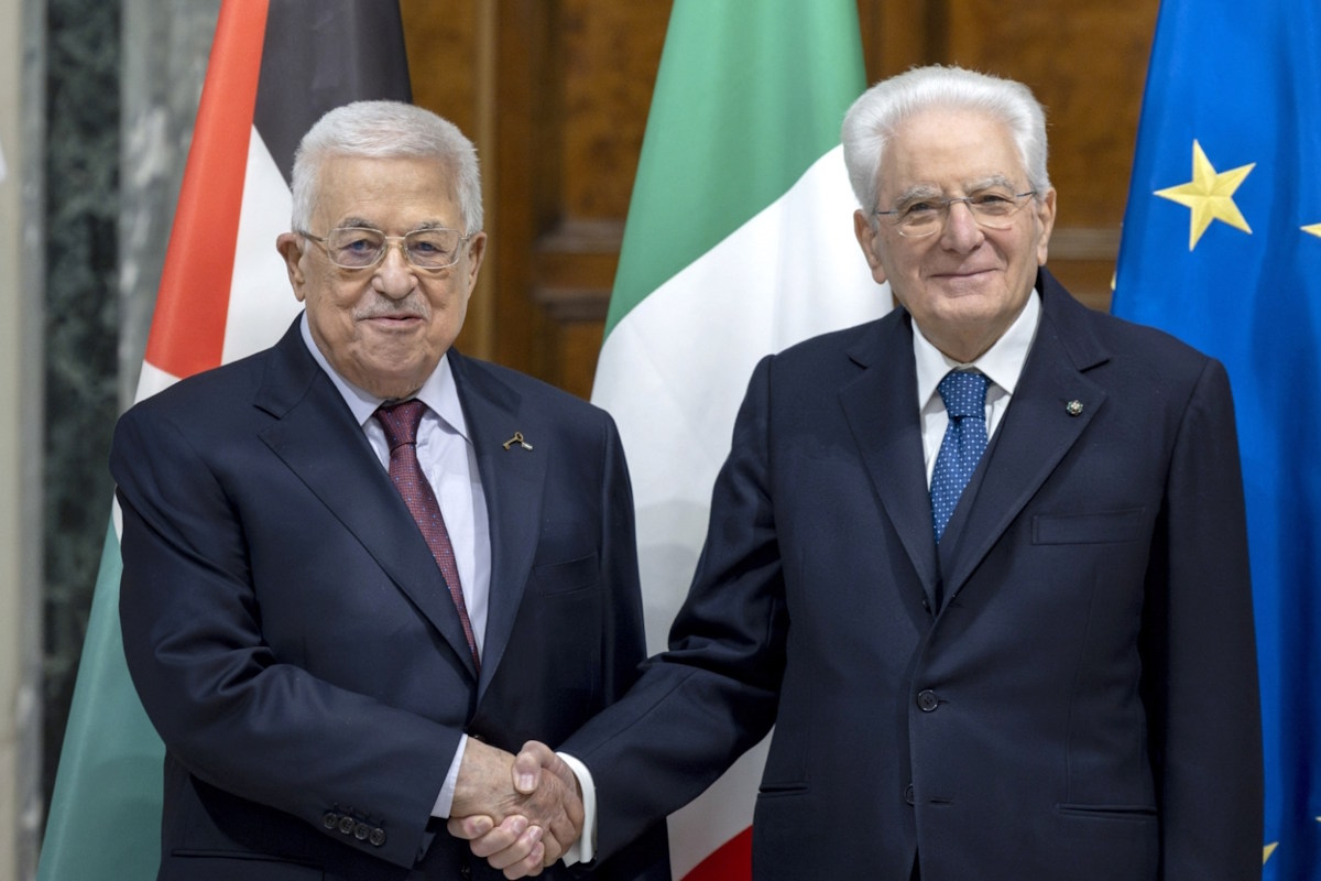 Venerdì 13 dicembre Mattarella ha ricevuto il Presidente della Palestina Mahmoud Abbas