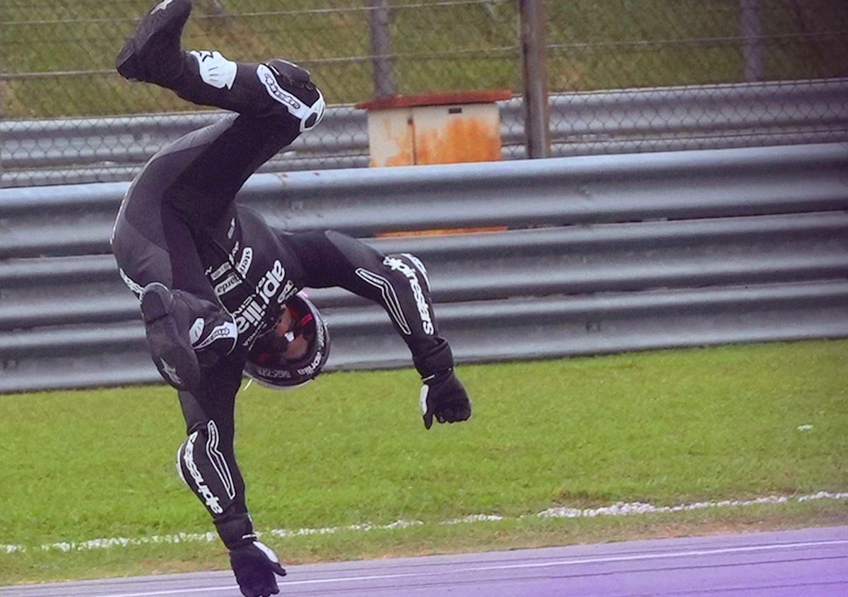 Sfortunato l'avvio di stagione 2025 per Jorge Martin che a Sepang cade e si procura alcune fratture nel primo giorno di test
