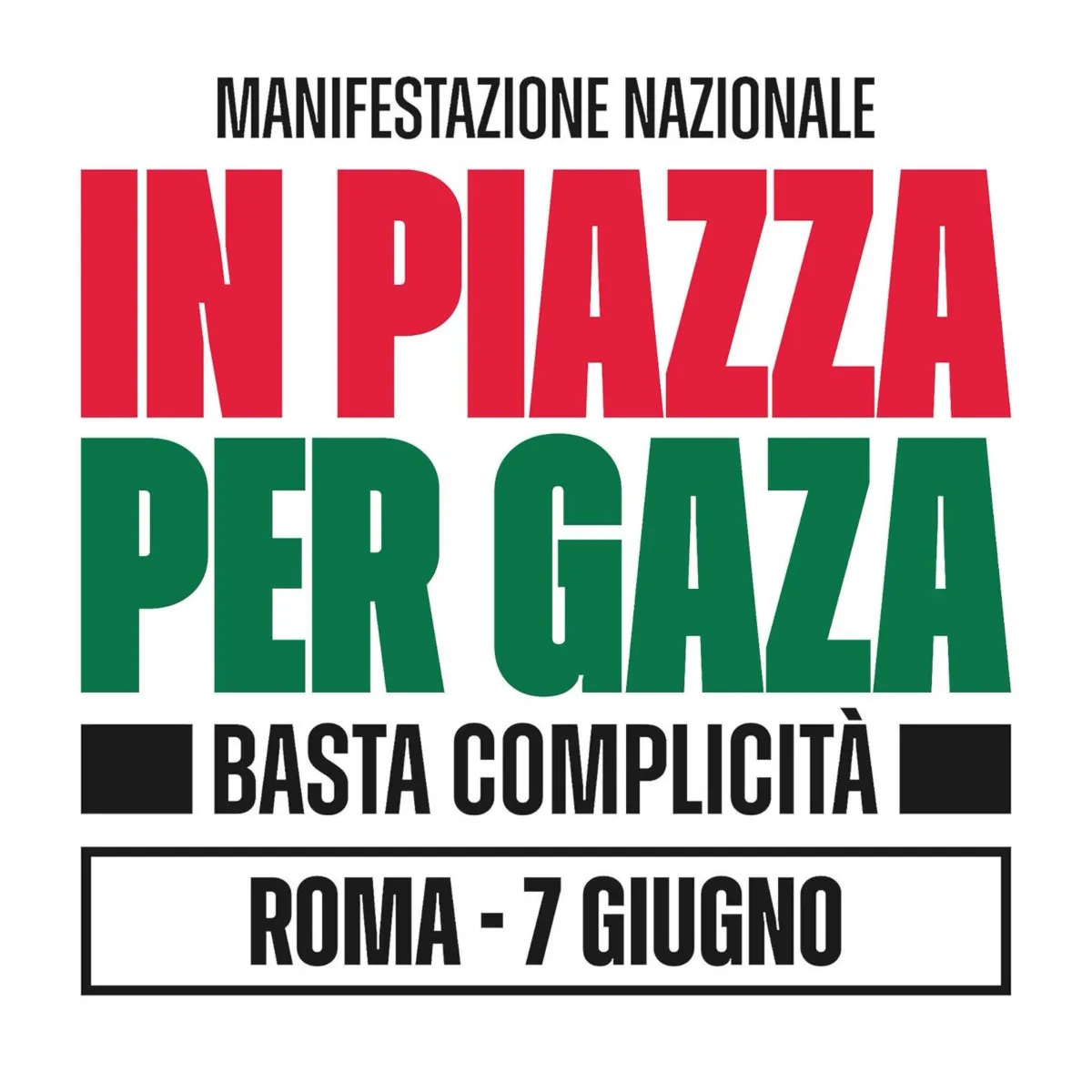 Contro apartheid e genocidio (e contro chi lo supporta) una grande manifestazione nazionale per Gaza il 7 giugno a Roma
