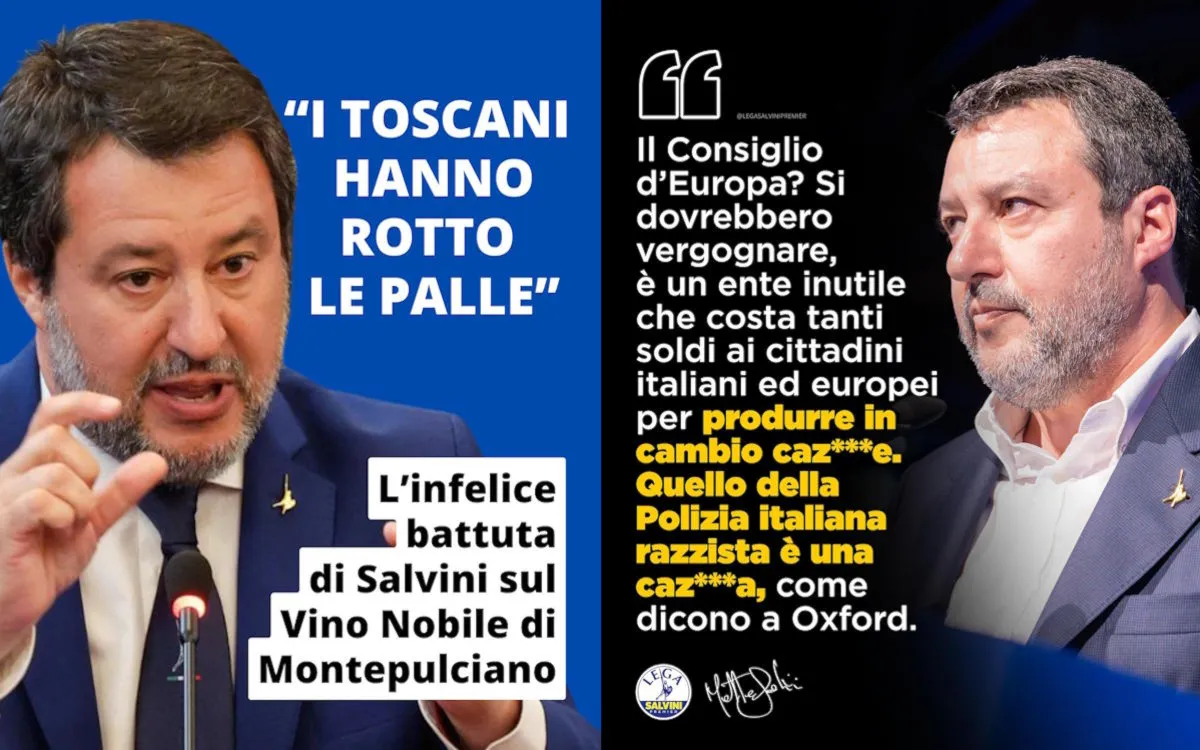 E se invece fosse il vicepremier e ministro Matteo Salvini ad aver rotto le pal*e producendo in cambio caz***e?