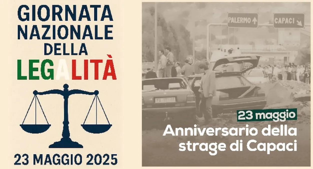 23 Maggio: Giornata della legalità. 33° Anniversario della strage di Capaci