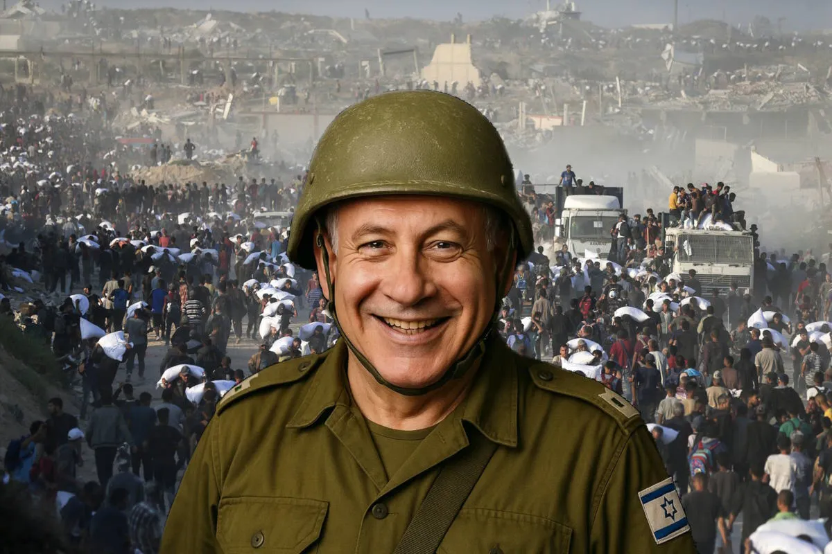 Ecco come i nazisti di Israele e Washington hanno organizzato la distribuzione degli aiuti umanitari a Gaza