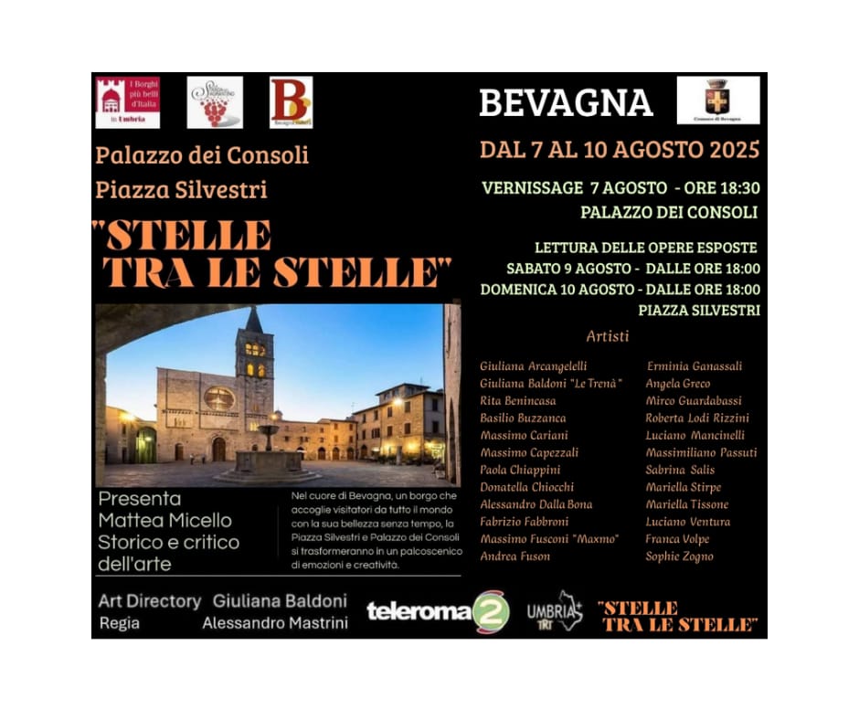 Stelle tra le Stelle a Bevagna (PG) - dal 7 al 10 Agosto 2025