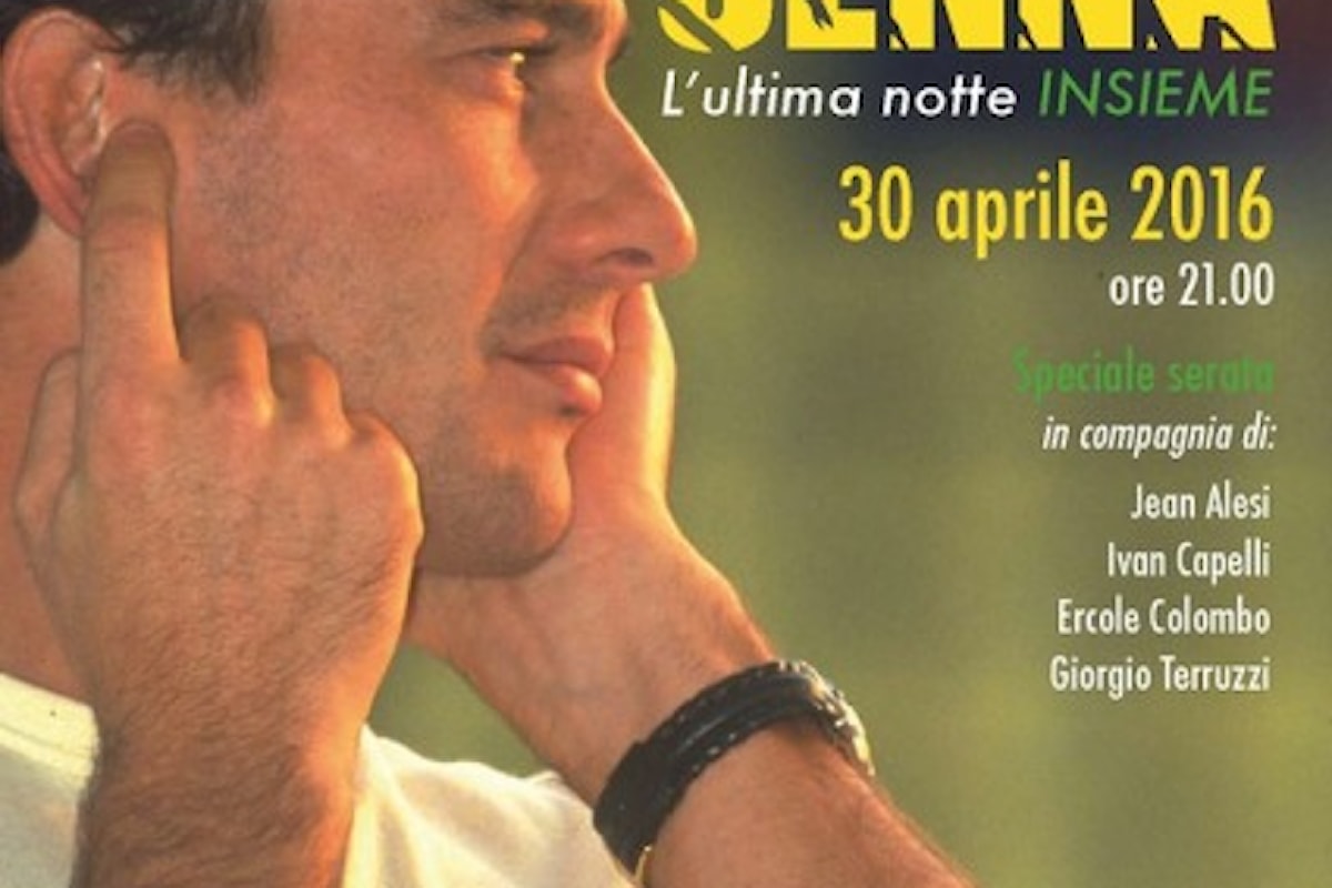 SENNA – L’ultima notte: sabato sera tutti a Monza