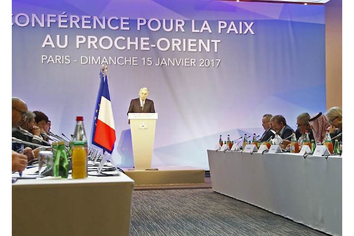 La Conferenza di Parigi ribadisce la soluzione a due Stati per la pace tra israeliani e palestinesi