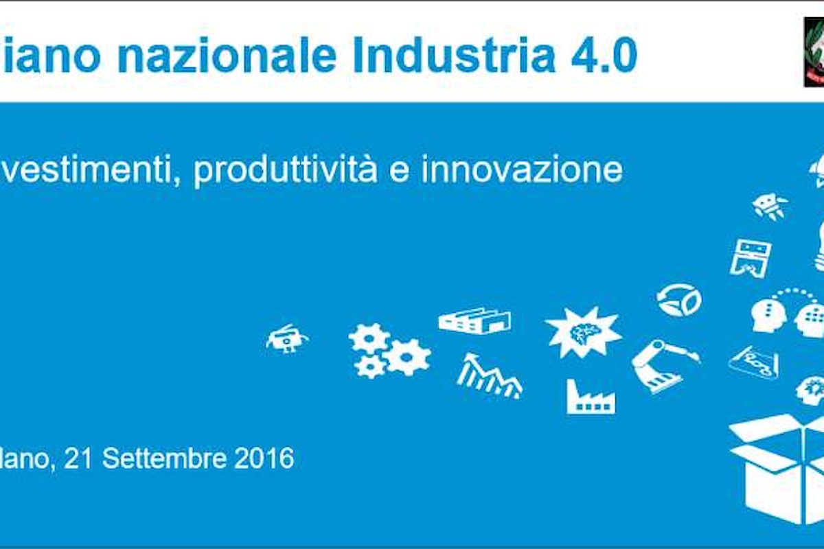 L'Italia getta le basi per l'Industria 4.0