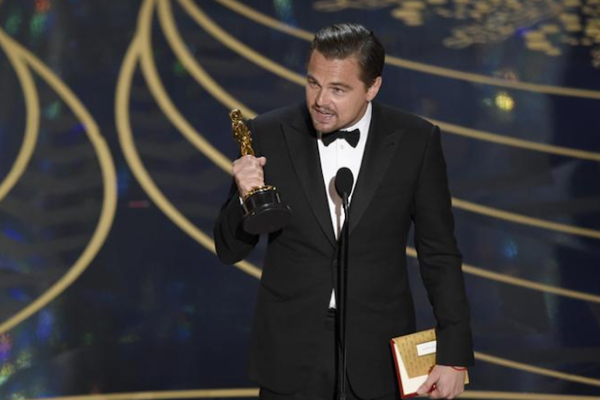 Oscar 2016, Morricone e DiCaprio vincono la statuetta d'oro per la prima volta