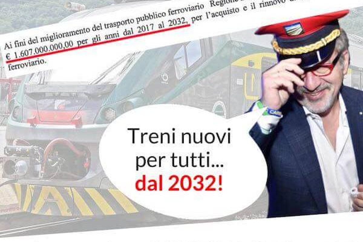 Per Marco Carra i nuovi treni in Lombardia li vedremo col cannocchiale