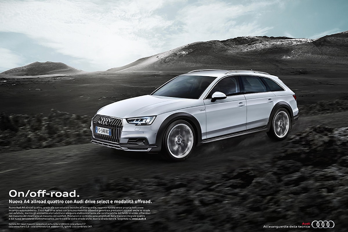 On/off-road copywriting per la nuova Audi A4 allroad quattro
