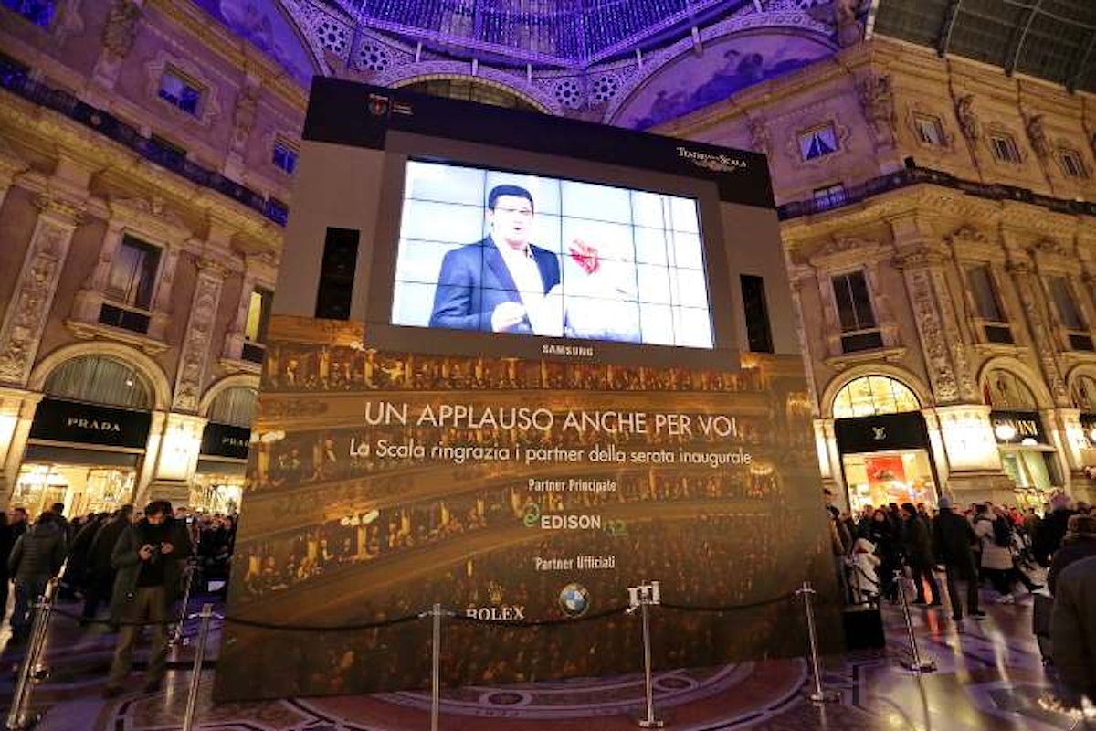Madama Butterfly inaugurerà la stagione della Scala e sarà visibile in diretta anche dalla Galleria Vittorio Emanuele II