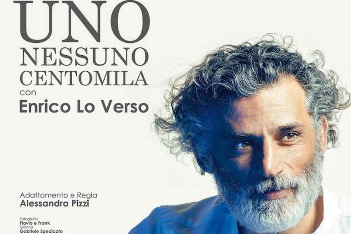 Enrico Lo Verso al teatro Sala Umberto di Roma, con Uno Nessuno Centomila