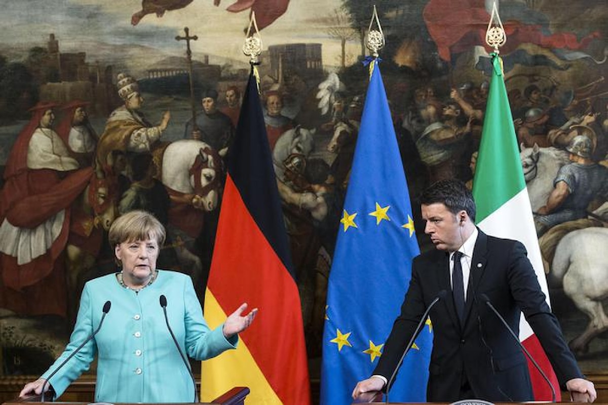 In Europa comanda la Germania. Incontro Renzi-Merkel sui migranti