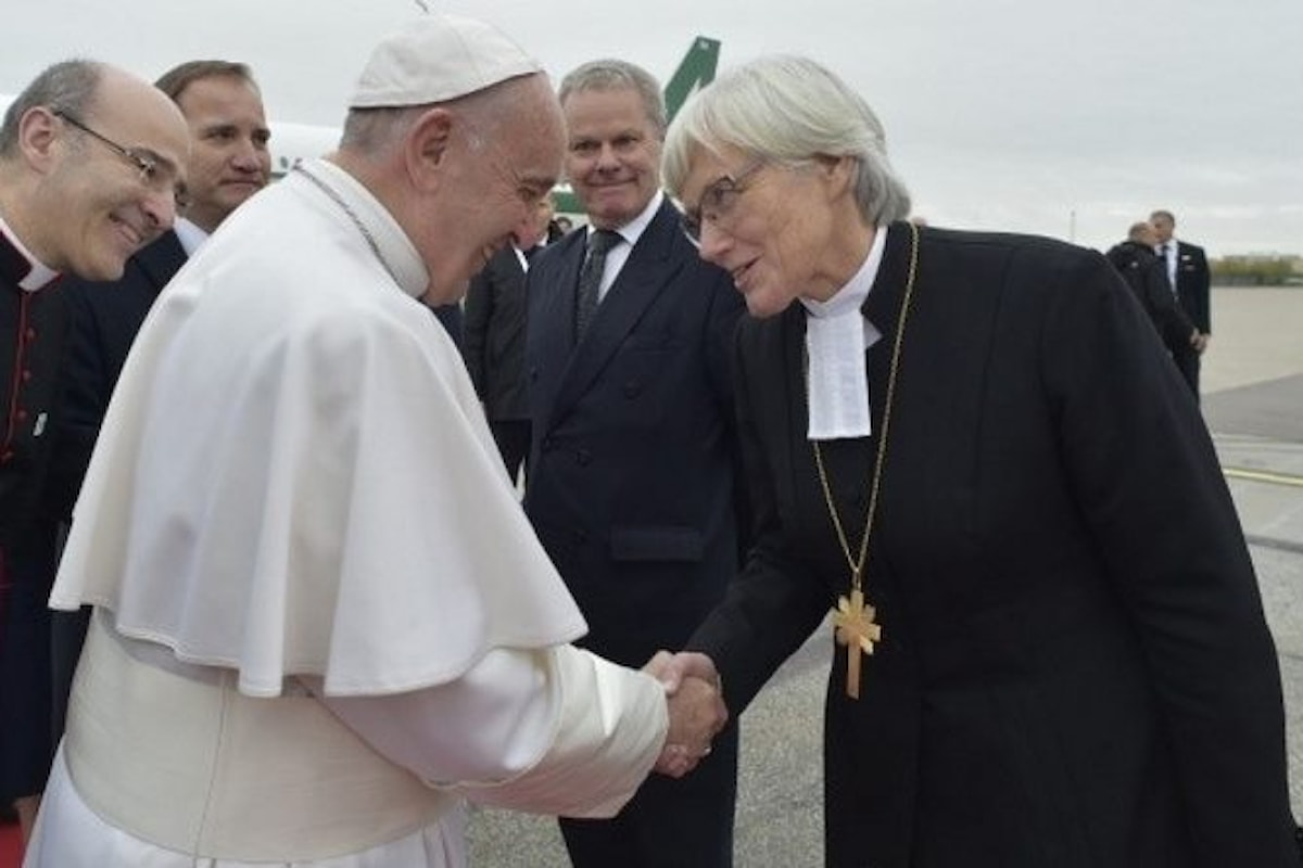 Il papa in Svezia per commemorare i 500 anni della Riforma