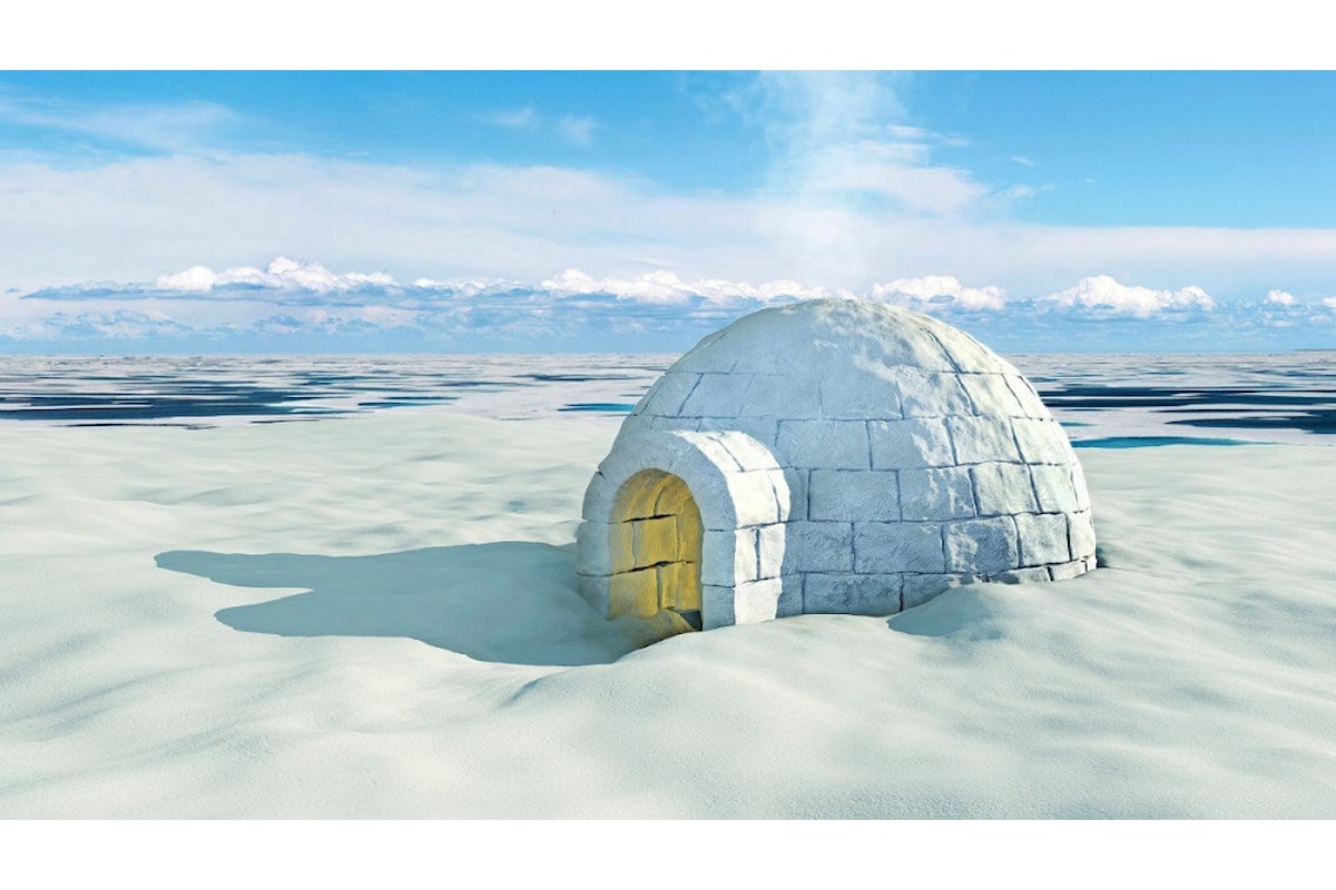 La costruzione di un igloo