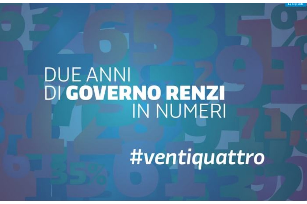 Renzi illustra i suoi due anni di governo