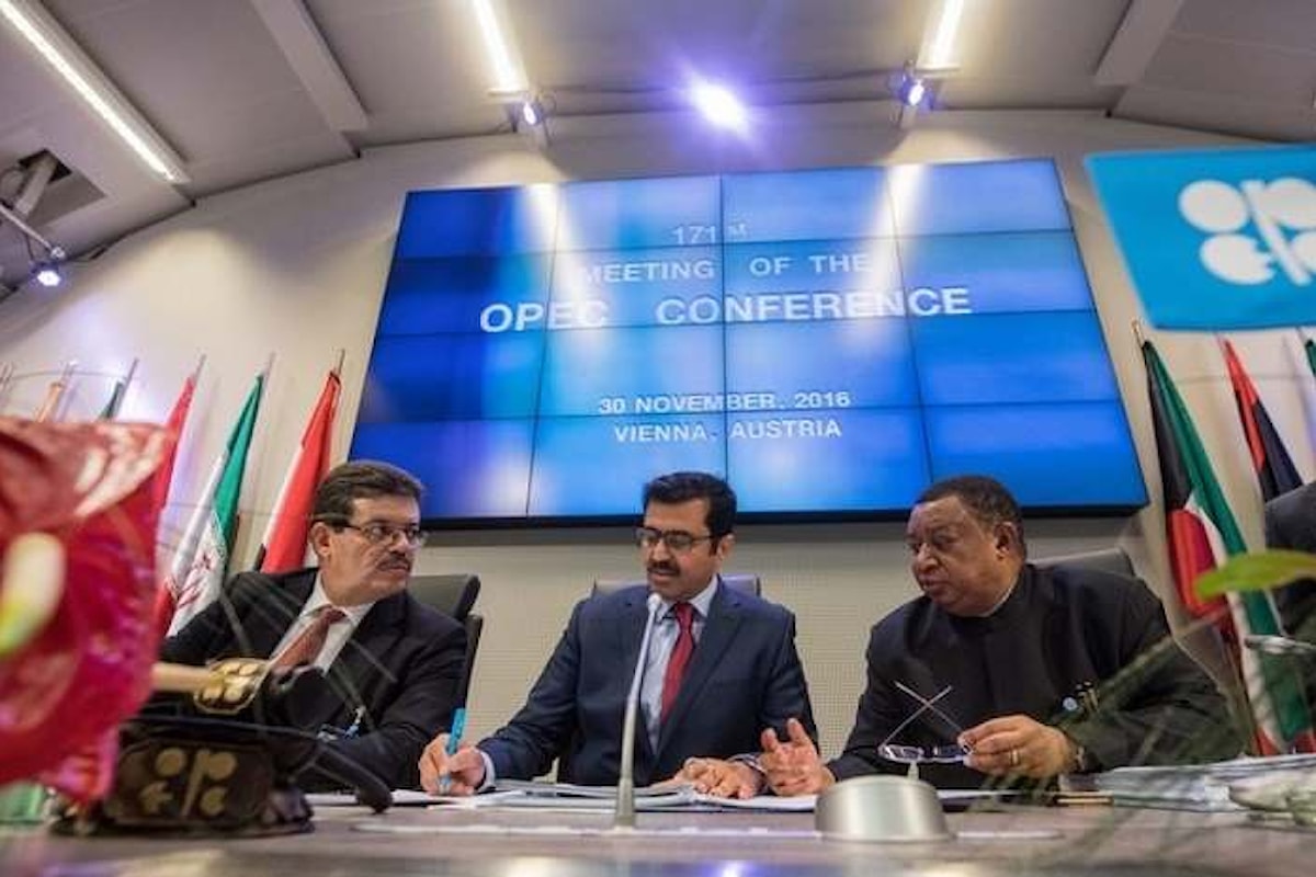 A Vienna, siglato un nuovo accordo sulla produzione di greggio tra paesi OPEC e paesi non OPEC