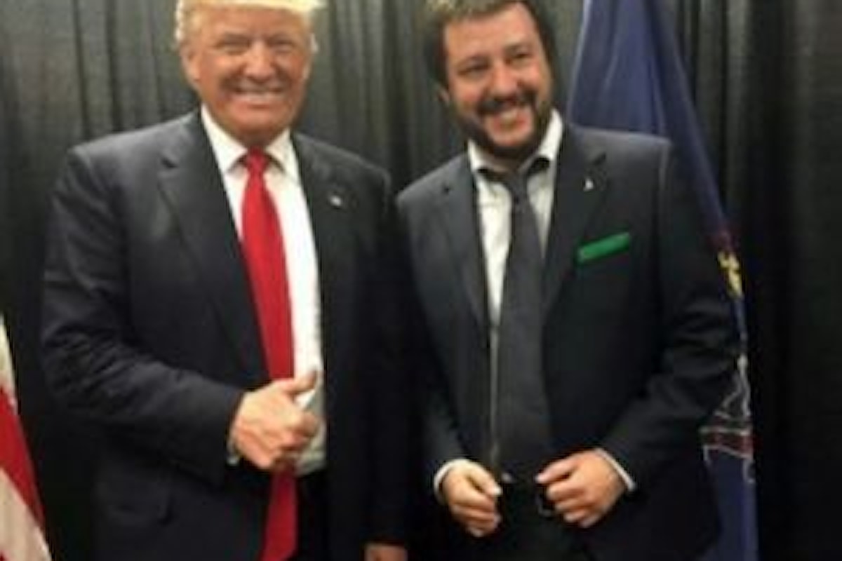 Matteo Salvini alleato di Donald Trump
